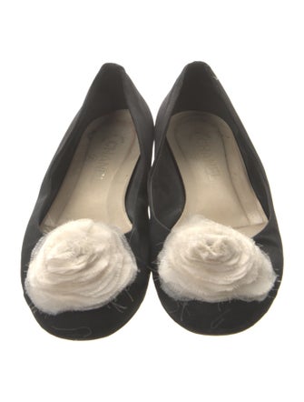 Chanel 2012 Camellia Accent Flats