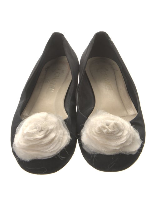Chanel 2012 Camellia Accent Flats