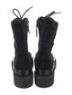 Chanel 2021 Interlocking CC Logo Combat Boots