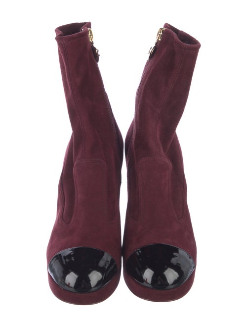 Chanel 2023 Interlocking CC Logo Sock Boots