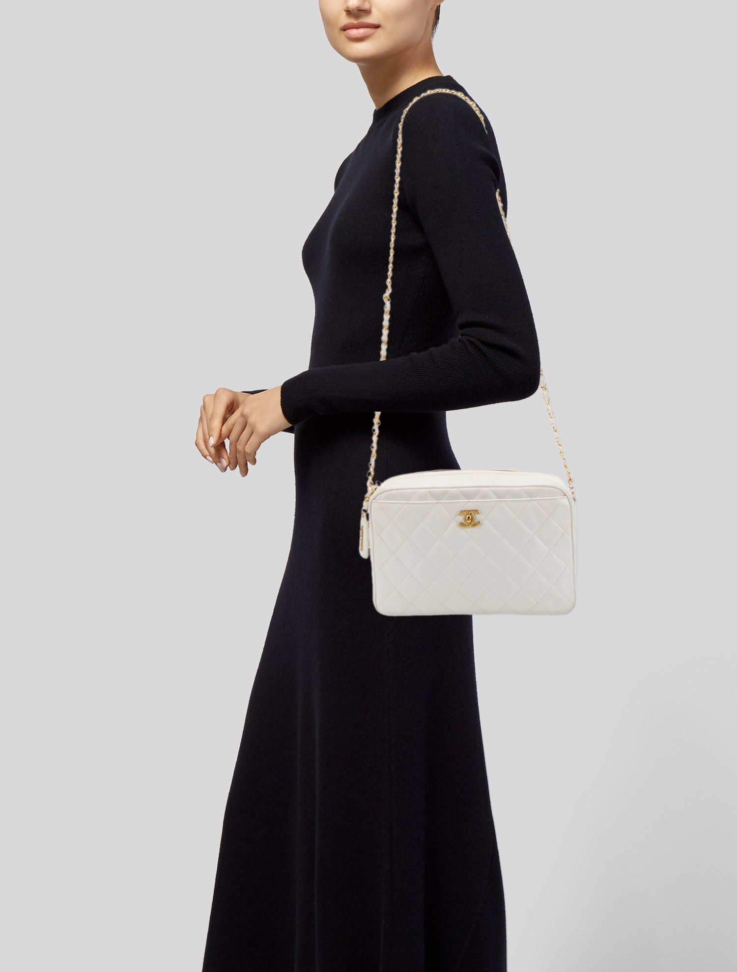 Chanel Quilted CC Camera Bag