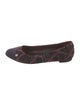Chanel Interlocking CC Logo Tweed Ballet Flats