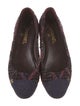 Chanel Interlocking CC Logo Tweed Ballet Flats