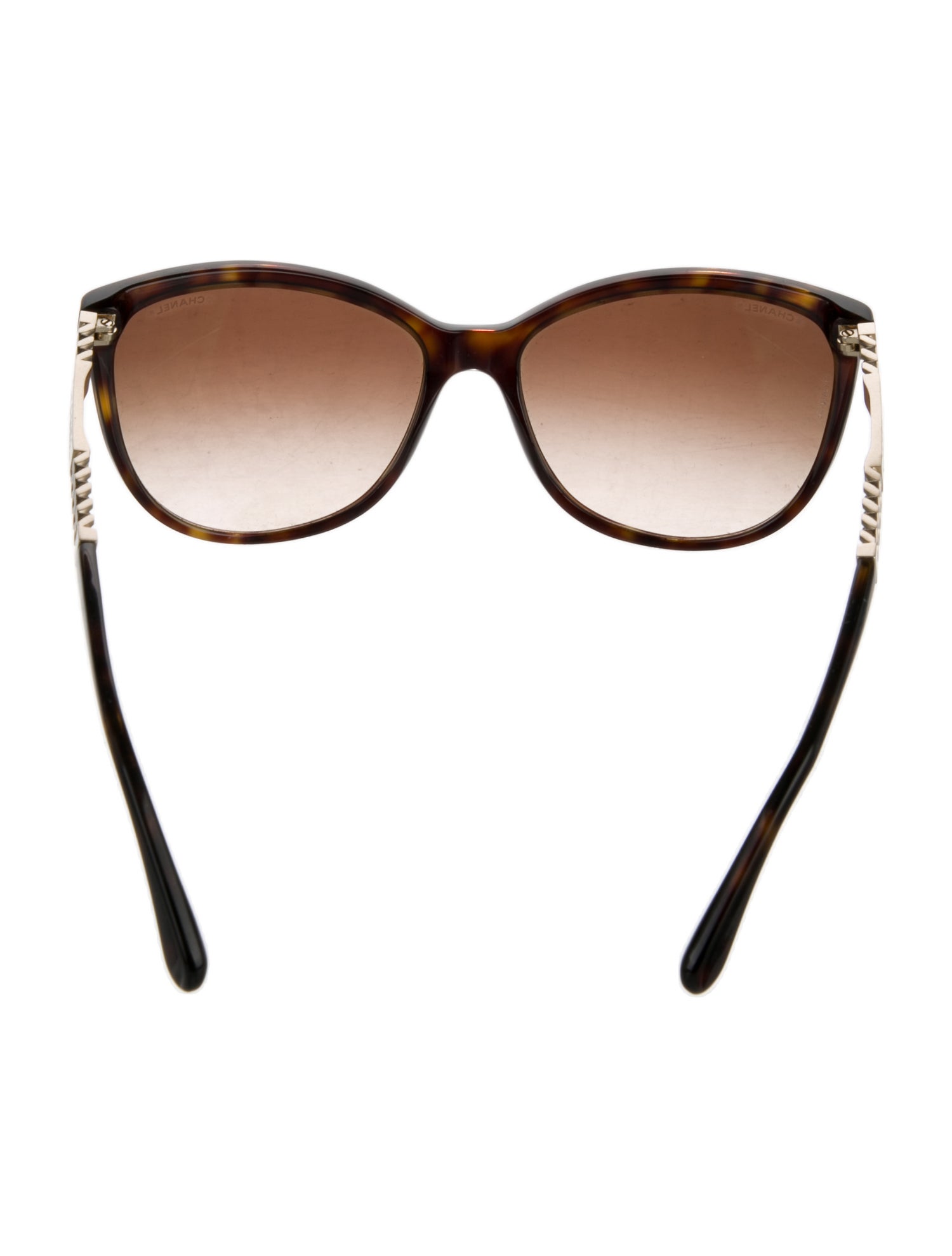 Chanel Interlocking CC Logo Cat-Eye Sunglasses
