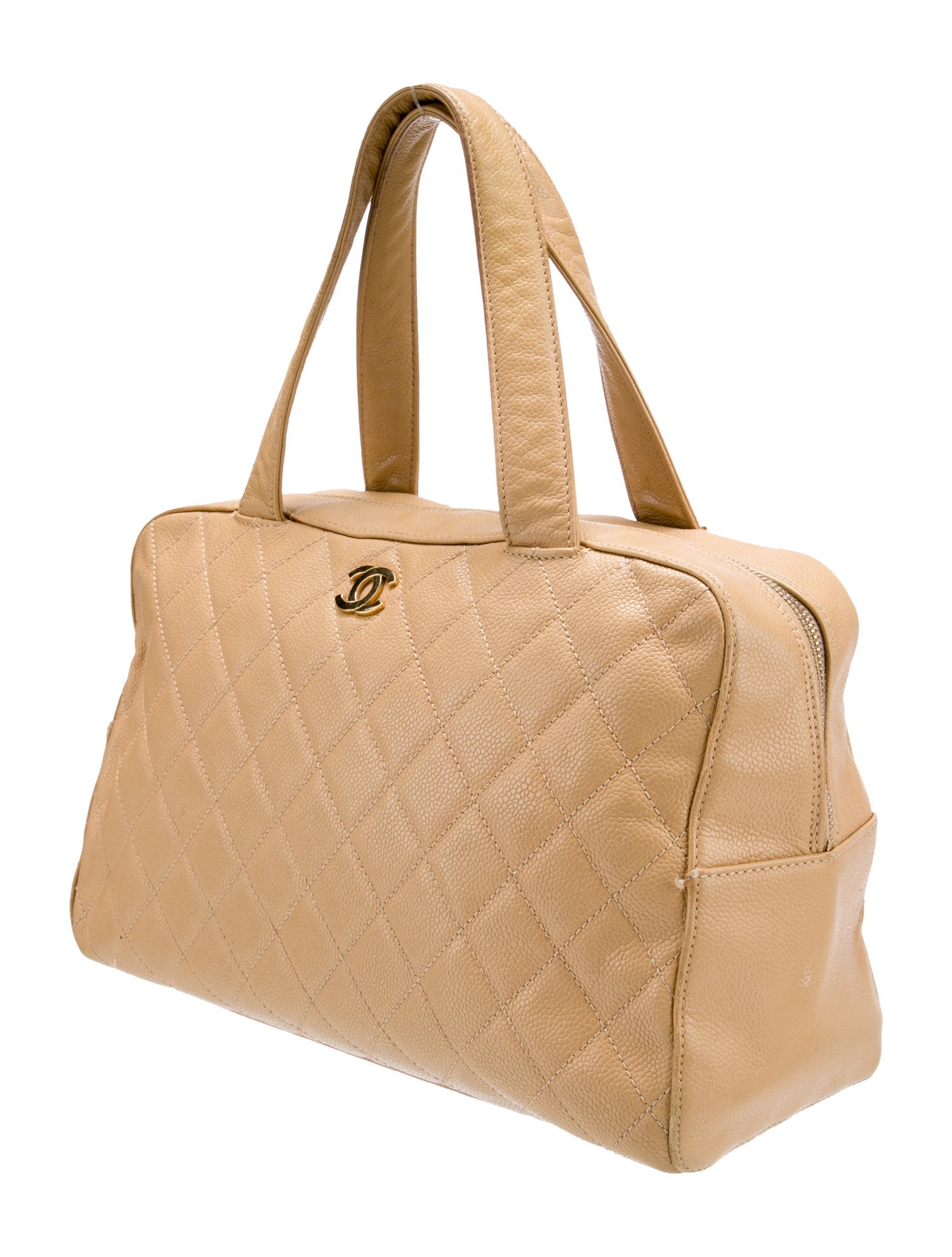 Chanel Caviar Quilted Bowler Bag
