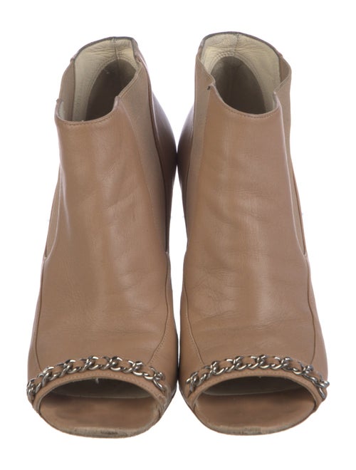 Chanel 2014 Interlocking CC Logo Chelsea Boots