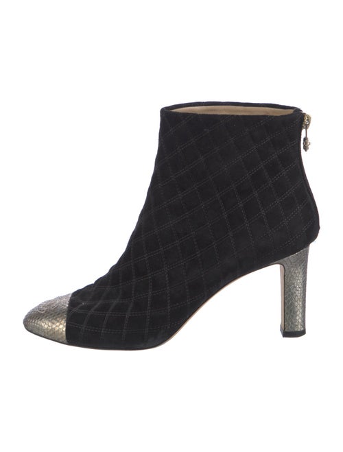 Chanel 2016 Interlocking CC Logo Boots