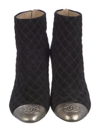 Chanel 2016 Interlocking CC Logo Boots