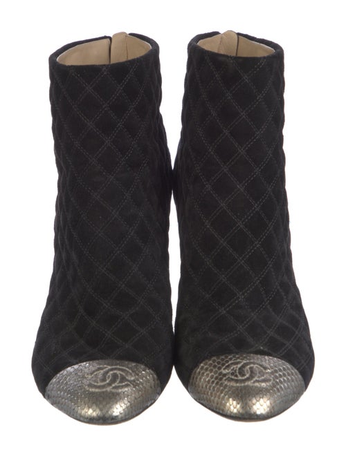 Chanel 2016 Interlocking CC Logo Boots