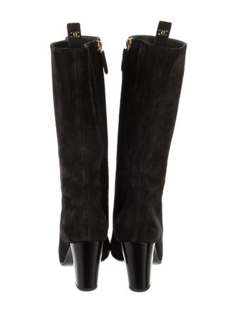 Chanel 2023 Interlocking CC Logo Boots