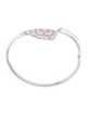 Chanel 18K Diamond Bouton de Camelia Cuff Bracelet