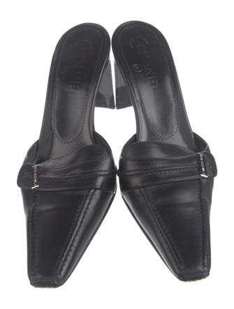 Chanel Interlocking CC Logo Mules