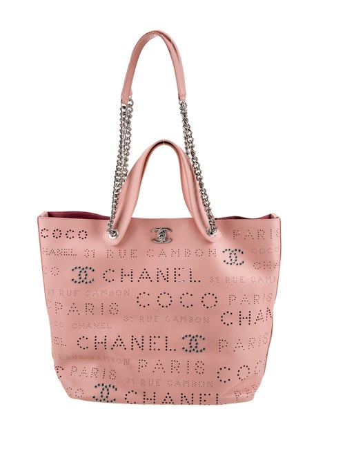 Chanel Small Eyelets Shopping Tote