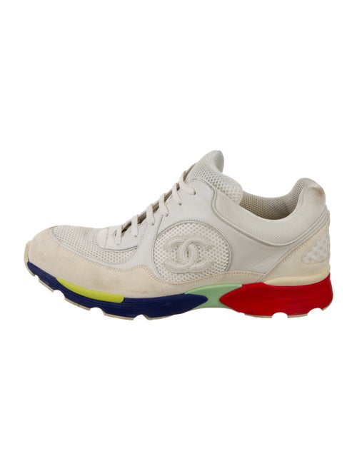 Chanel Interlocking CC Logo Mesh Athletic Sneakers