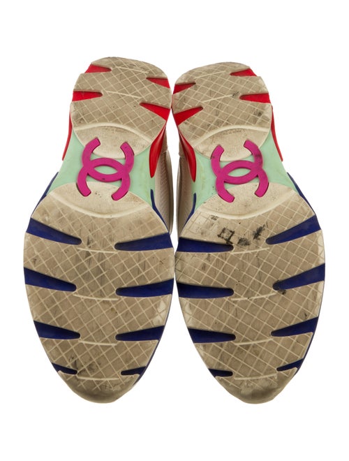 Chanel Interlocking CC Logo Mesh Athletic Sneakers