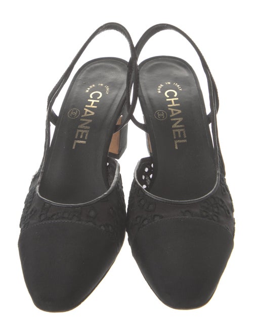 Chanel 2021 Interlocking CC Logo Slingback Pumps