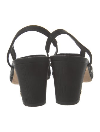 Chanel 2021 Interlocking CC Logo Slingback Pumps