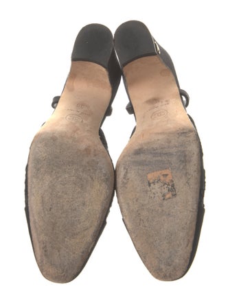 Chanel 2021 Interlocking CC Logo Slingback Pumps