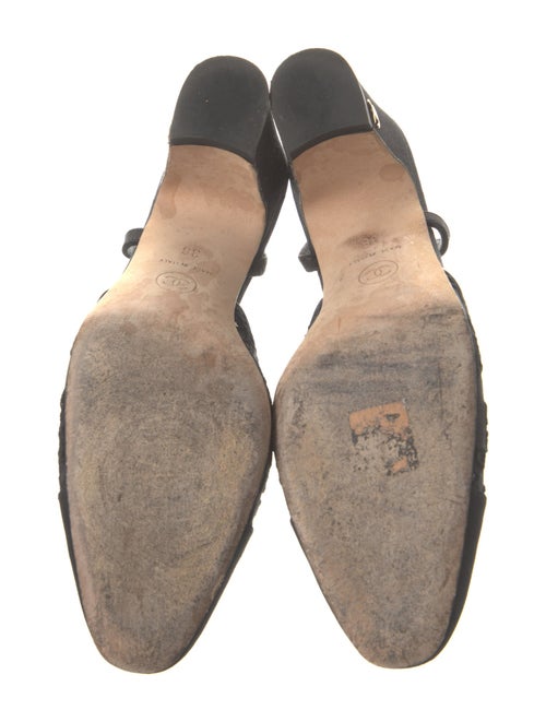 Chanel 2021 Interlocking CC Logo Slingback Pumps