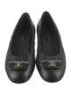 Chanel 2024 Interlocking CC Logo Flats