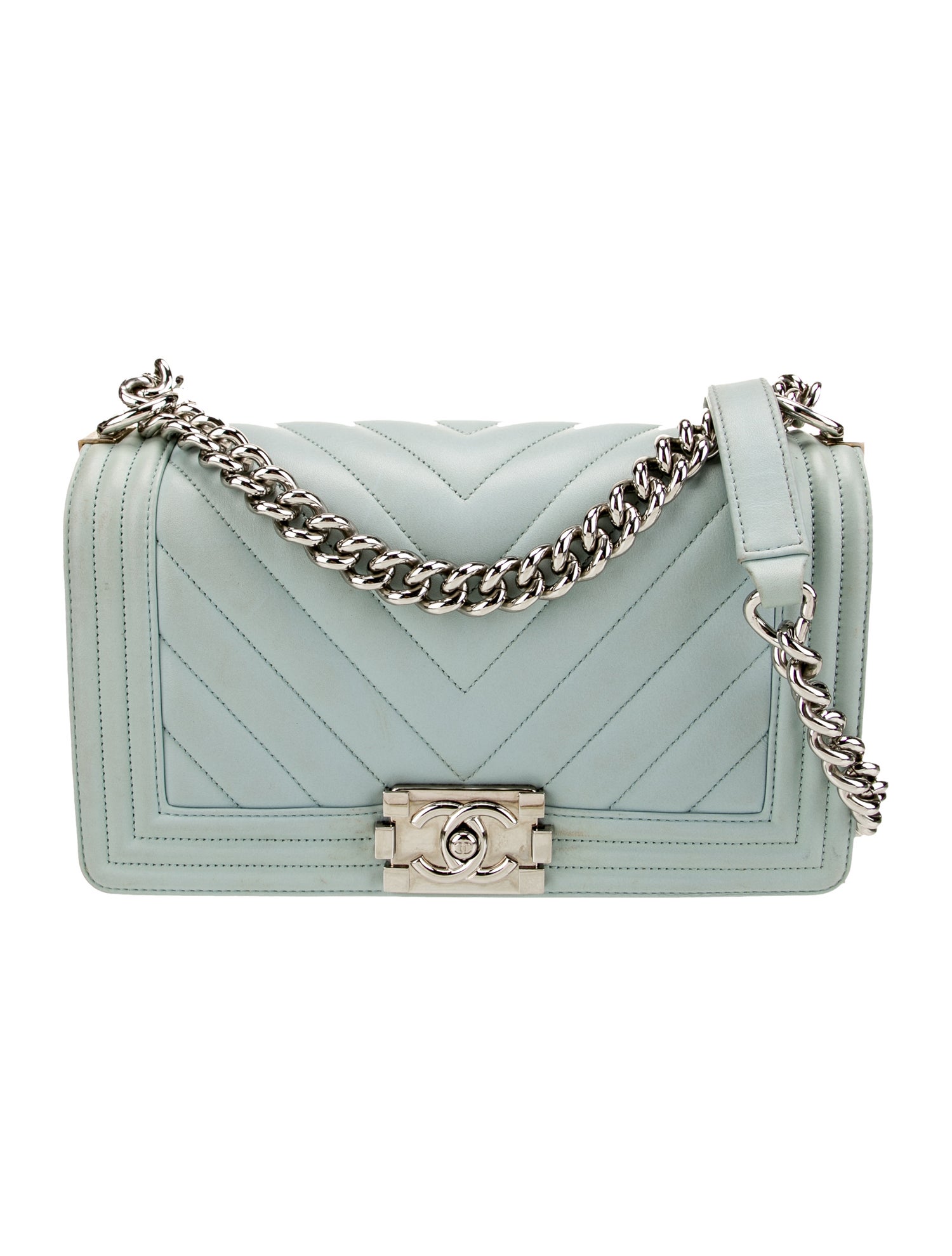Chanel Medium Chevron Boy Bag