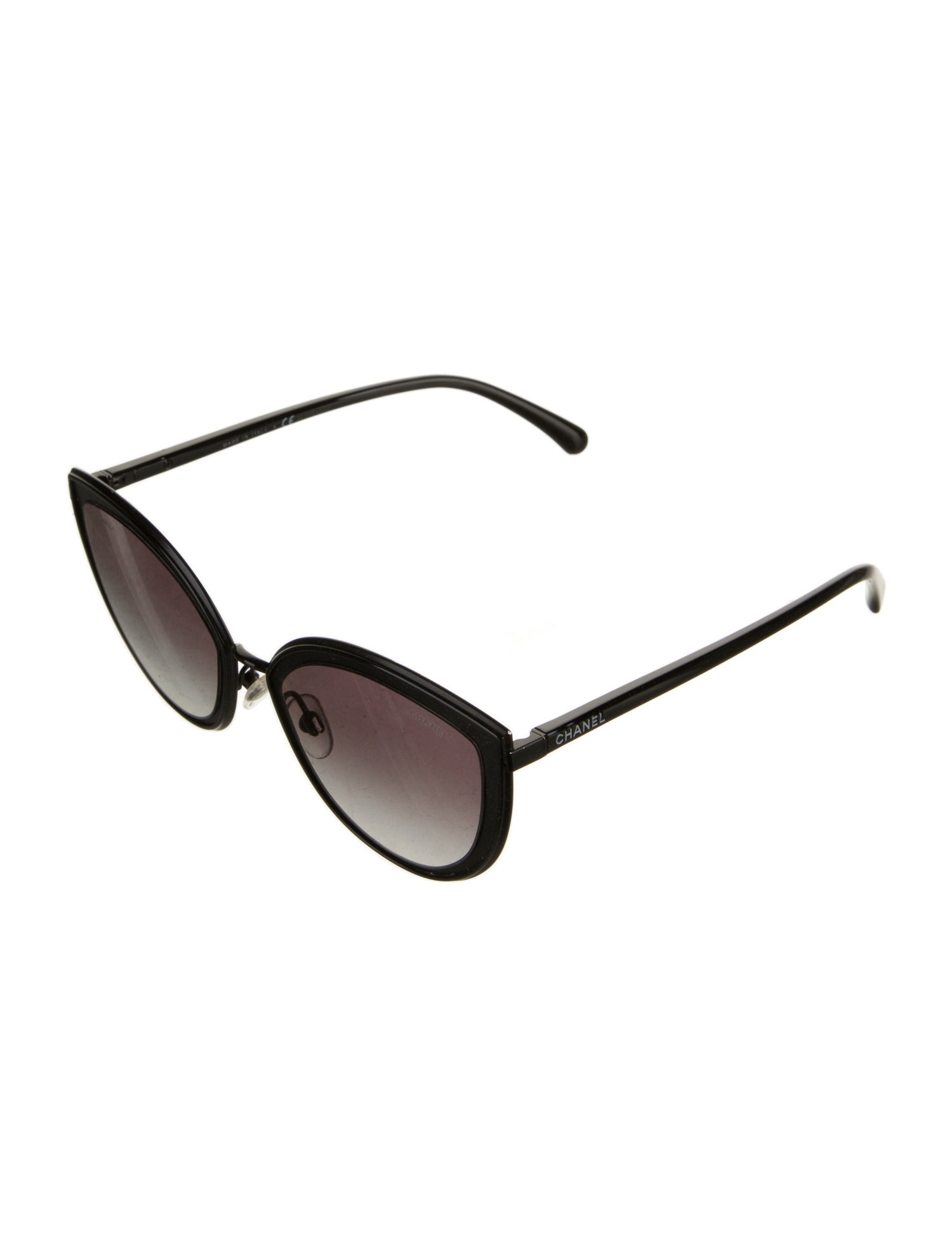 Chanel Interlocking CC Logo Cat-Eye Sunglasses