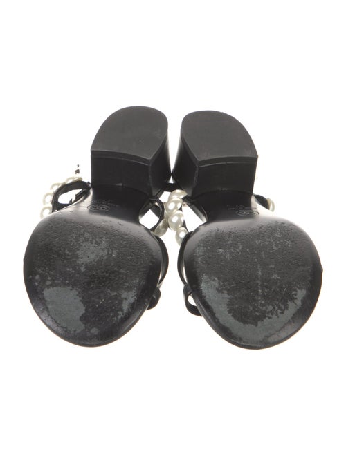 Chanel 2021 Interlocking CC Logo Slingback Sandals