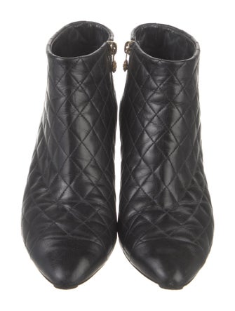 Chanel 2015 Camellia Accent Boots