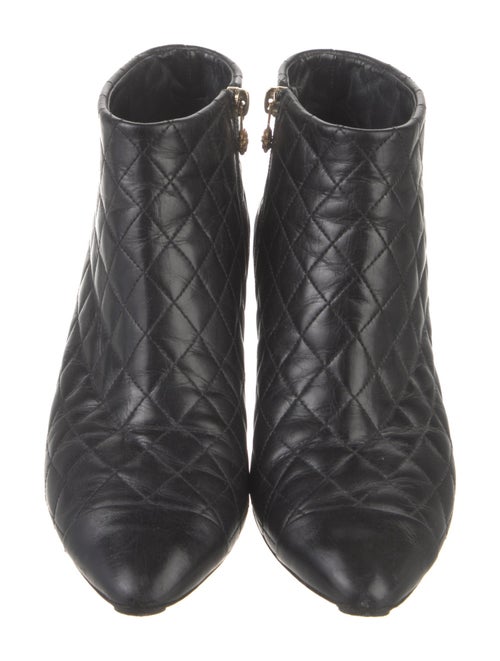 Chanel 2015 Camellia Accent Boots