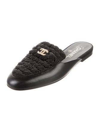 Chanel 2020 Interlocking CC Logo Mules