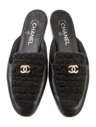 Chanel 2020 Interlocking CC Logo Mules