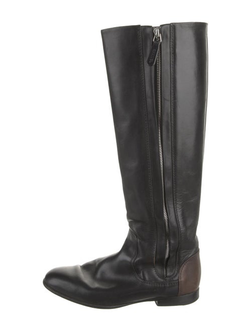 Chanel Leather Riding Boots