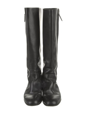 Chanel Leather Riding Boots