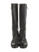 Chanel Leather Riding Boots