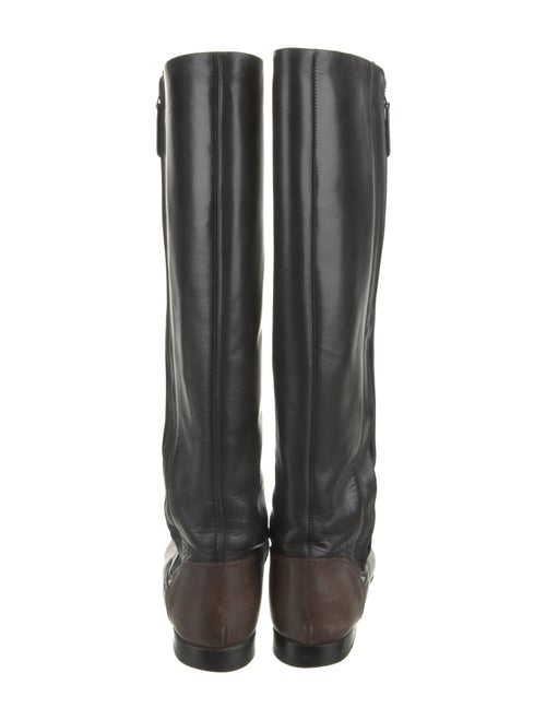 Chanel Leather Riding Boots
