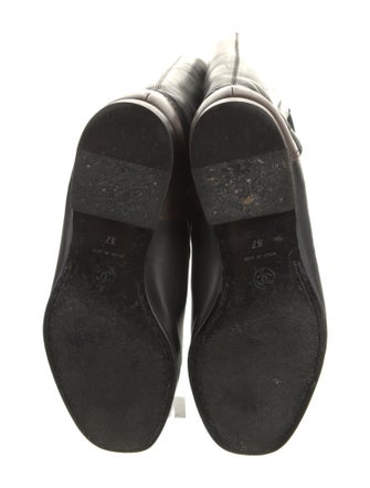 Chanel Leather Riding Boots