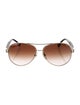 Chanel Interlocking CC Logo Aviator Sunglasses
