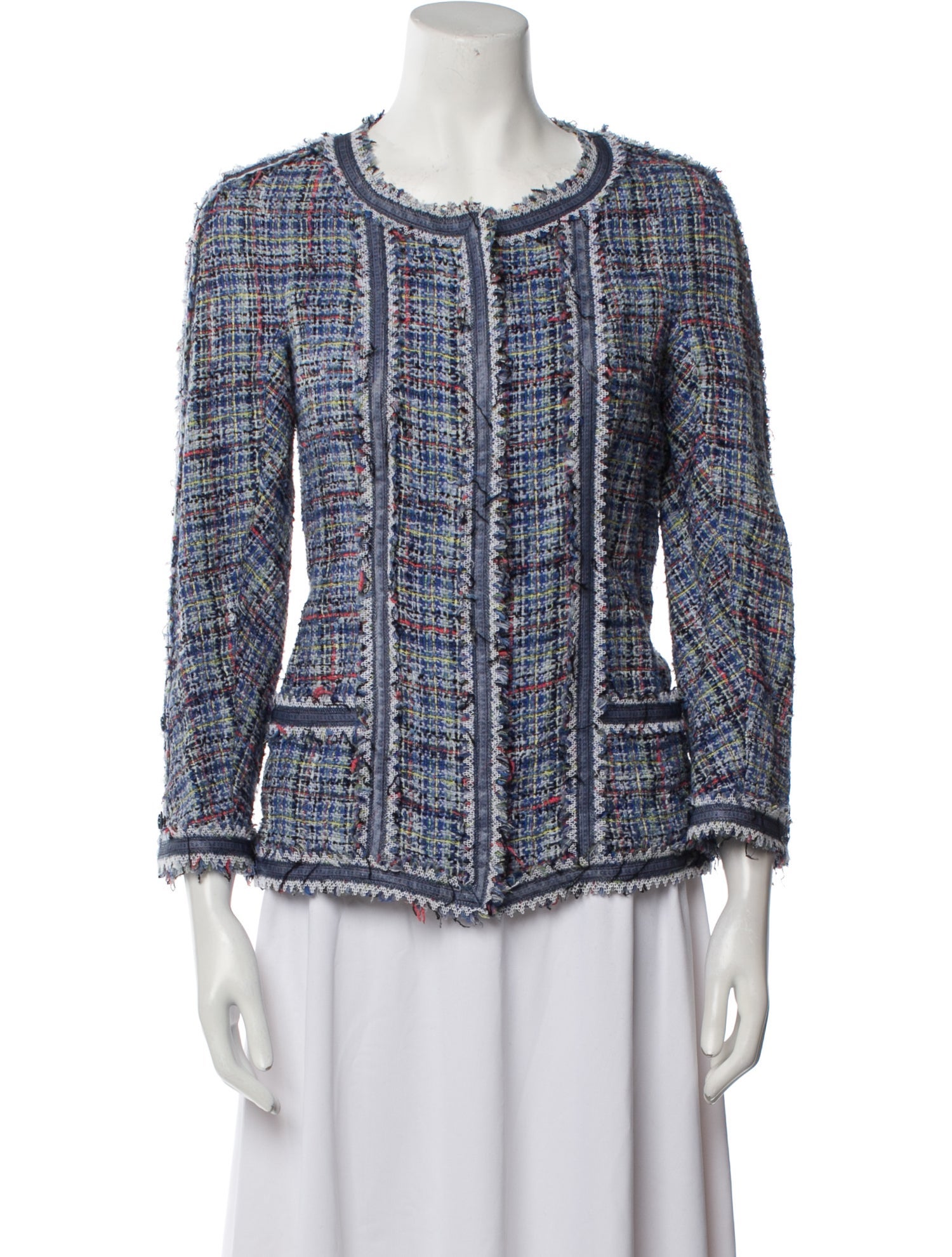 Chanel 2009 Tweed Pattern Evening Jacket