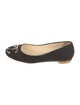 Chanel 2012 Interlocking CC Logo Ballet Flats