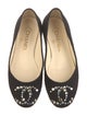 Chanel 2012 Interlocking CC Logo Ballet Flats