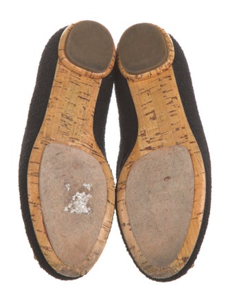 Chanel 2012 Interlocking CC Logo Ballet Flats