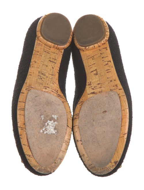 Chanel 2012 Interlocking CC Logo Ballet Flats