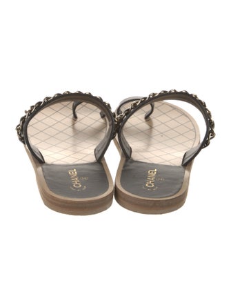 Chanel 2019 Interlocking CC Logo Slides