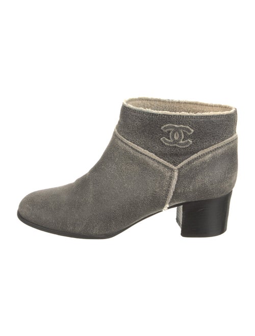 Chanel 2012 Interlocking CC Logo Boots