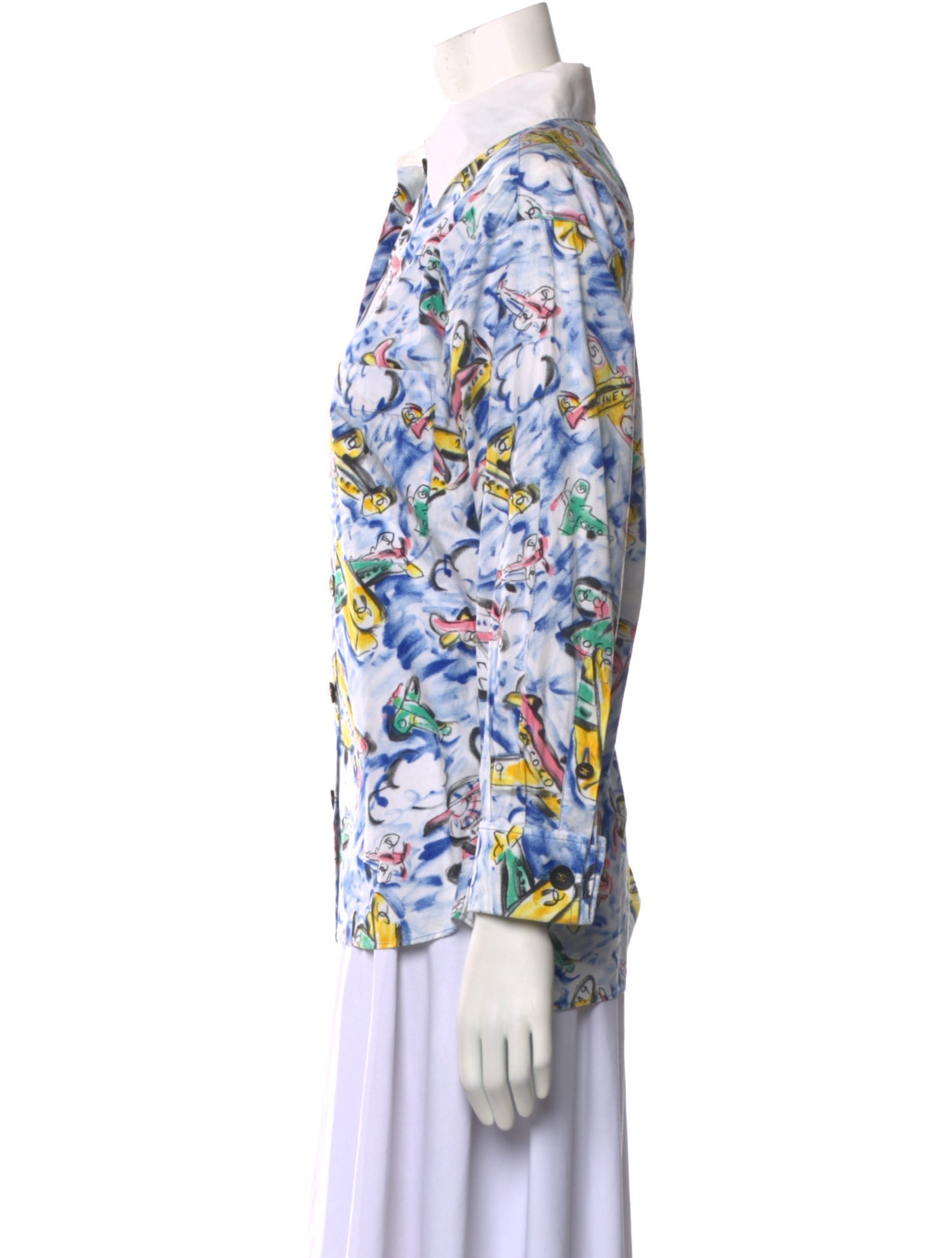 Chanel Vintage 1994 Button-Up Top