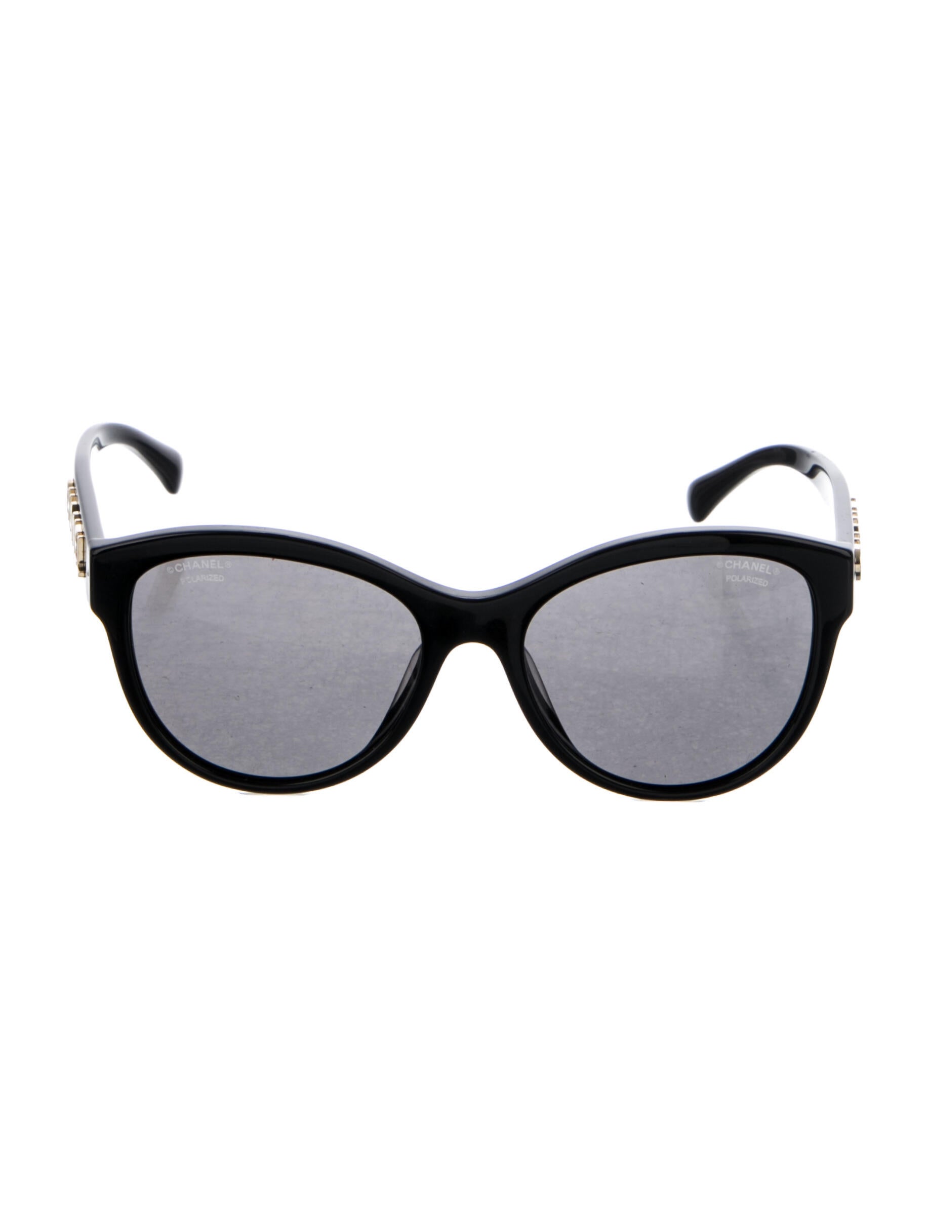 Chanel Signature Logo Narrow Sunglasses