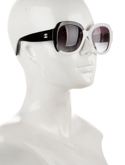 Chanel Interlocking CC Logo Oversize Sunglasses