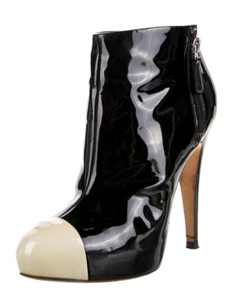 Chanel 2012 Interlocking CC Logo Boots