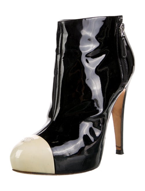 Chanel 2012 Interlocking CC Logo Boots