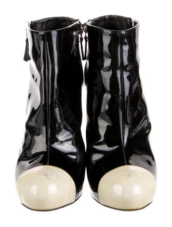 Chanel 2012 Interlocking CC Logo Boots